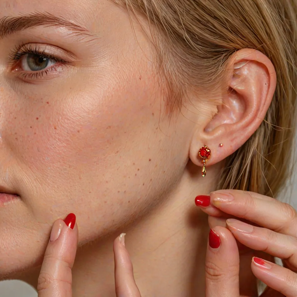 Uczulenie na kolczyki - co zrobić?