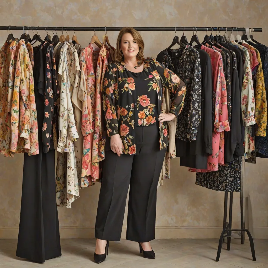 Moda dla puszystych pań po 50