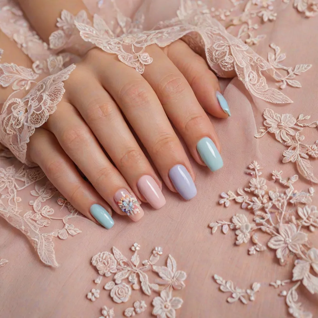Jakie paznokcie do pudrowej sukienki? Delikatne i romantyczne stylizacje