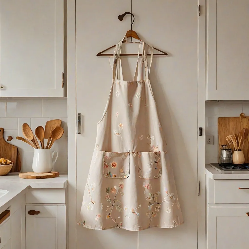 Kuchenny fartuch w formie sukienki – stylowe i wygodne rozwiązanie.