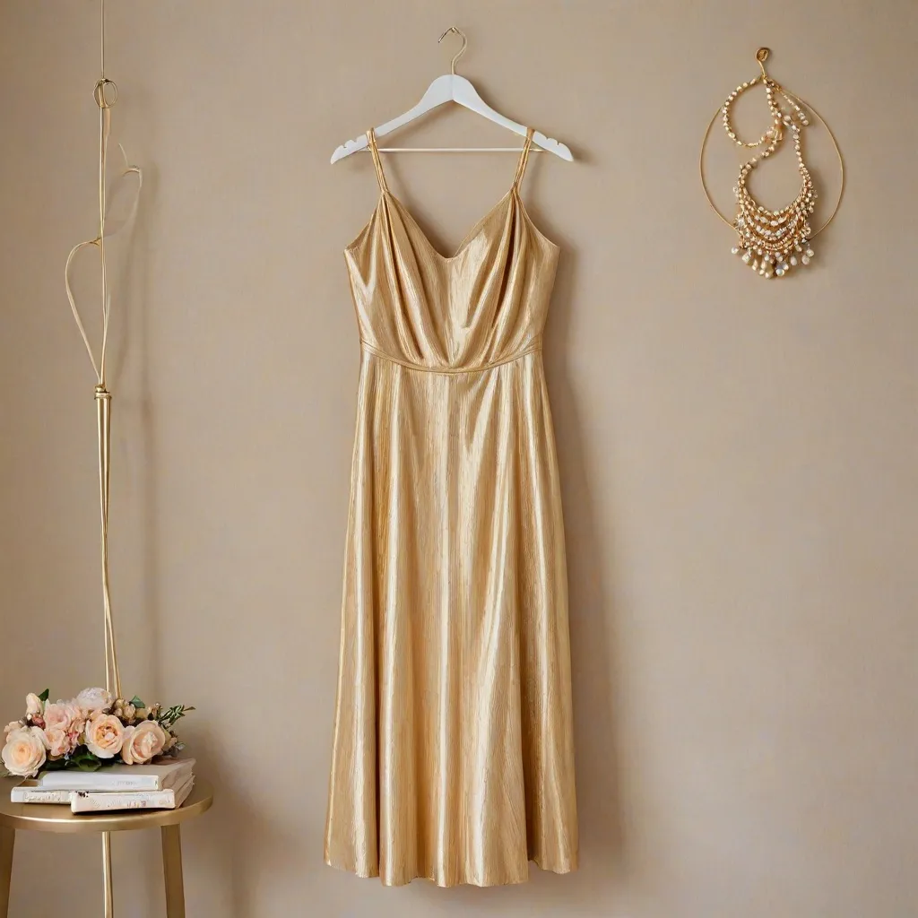 Złota sukienka – jakie dodatki wybrać, by wyglądać elegancko?