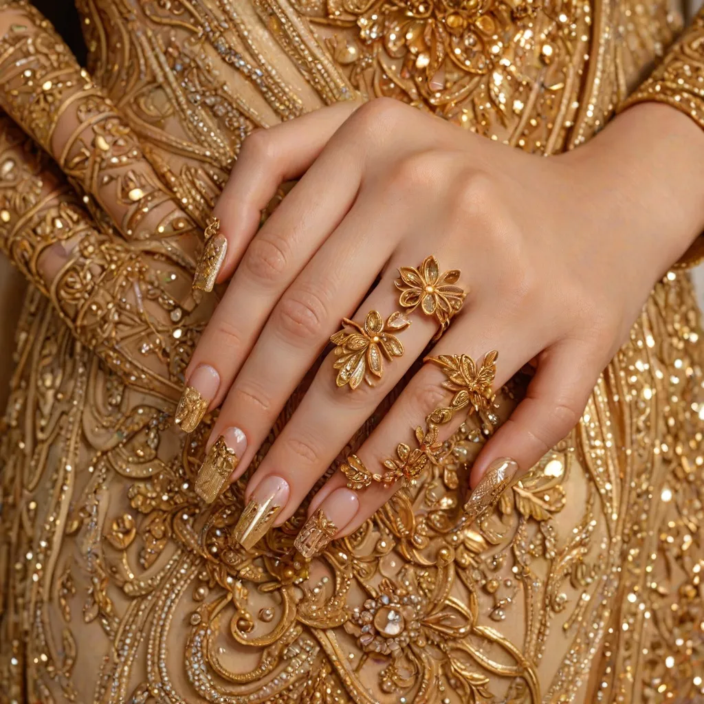 Jakie paznokcie do złotej sukienki? Pomysły na stylowy manicure