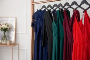 Elegancka para w smart casual w nowoczesnym biurze, prezentująca przykład schludnego, profesjonalnego ubioru do pracy